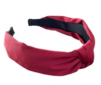 Hårbøjle med knude - Rød